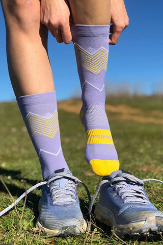 PIEJITU Purple Running Socks