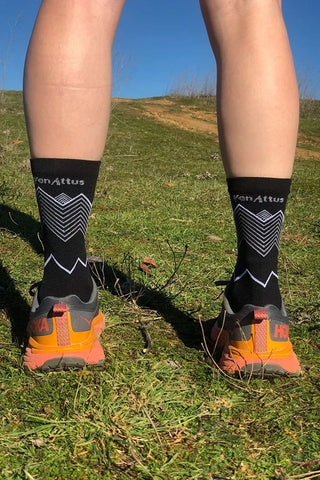 PIEJITU Black Running Socks