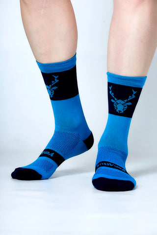 JORACU Chaussettes de Course Bleu