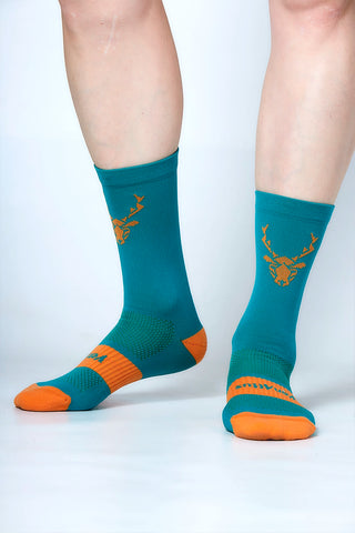 MONTE Running Socks Blue-Orange