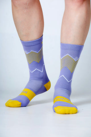 PIEJITU Purple Running Socks