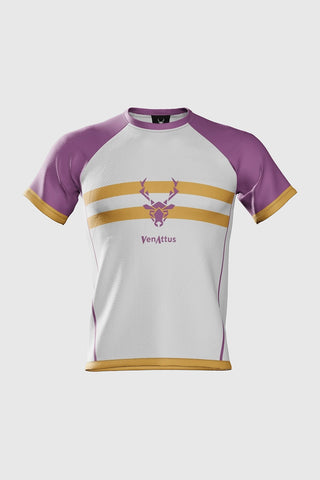 Camiseta técnica Pro AVUS de Running - Morado/Mostaza Unisex