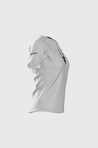 Camiseta técnica Pro HERBA de Running - Blanco Mujer