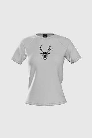 Camiseta técnica Pro HERBA de Running - Blanco Mujer