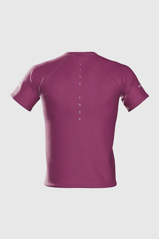 Camiseta técnica Pro HERBA de Running - Burdeos Unisex