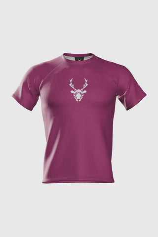 Pro HERBA Technical Running T-shirt - Bordeaux Unisex