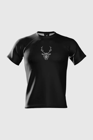 Pro HERBA Running T-shirt - Black Unisex