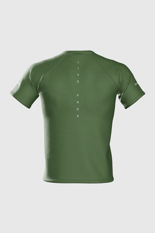 Camiseta técnica Pro HERBA de Running - Verde Unisex