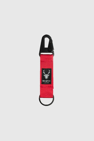 Clavis Red Carabiner Keychain