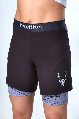 JERGA Trail Running Shorts - Black Unisex