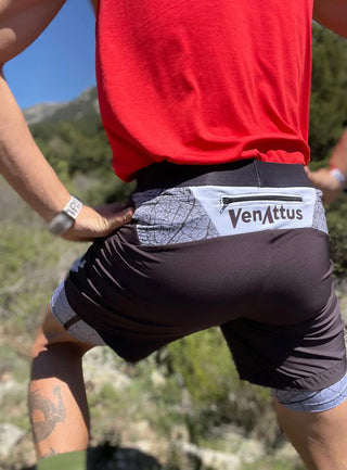 JERGA Trail Running Shorts - Black Unisex