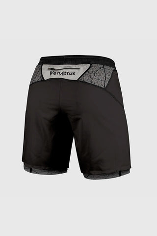 Pantalón corto de Trail Running JERGA - Negro Unisex