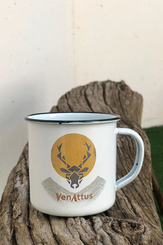 1960 Venattus enamelled steel mug