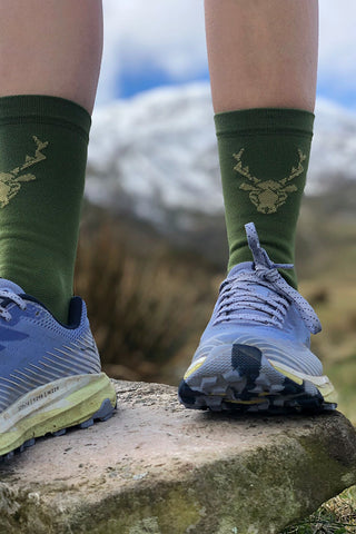 MONTE Running Socks Green-Kiwi