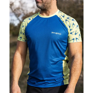 Camiseta técnica Pro GÜIN-GÜIN de Running - Azul/Amarillo Unisex